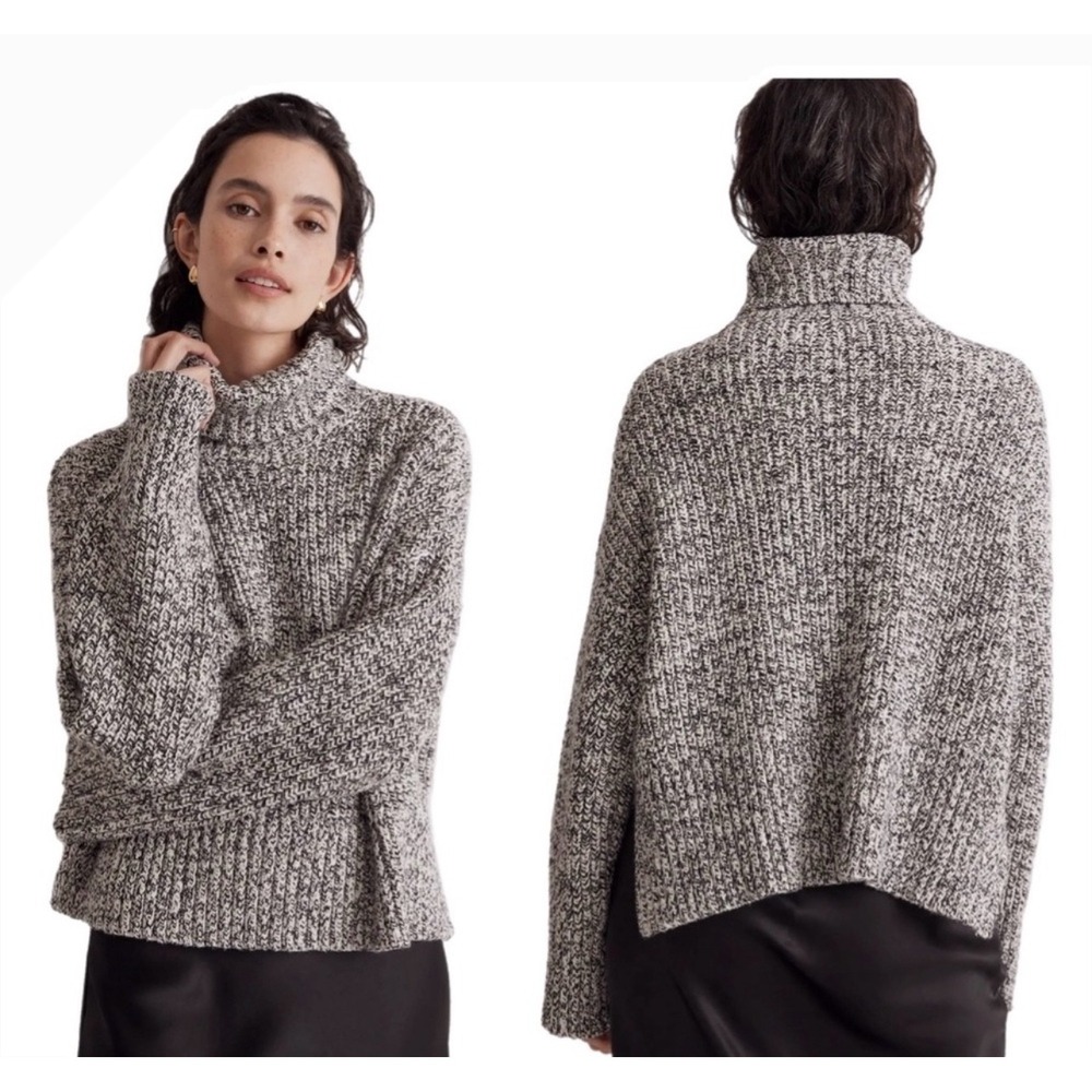 Madewell Wide Rib Turtleneck Sweater size XXS NWT